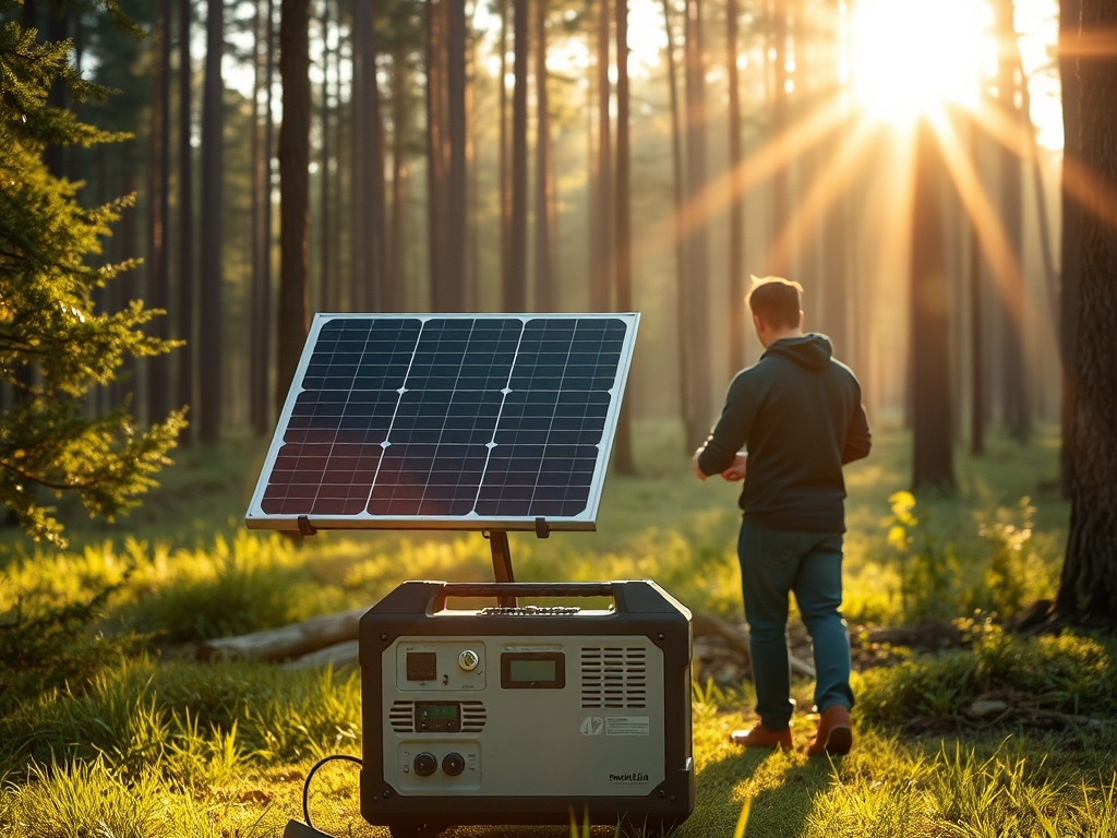 How Does a Solar Generator Work, Day and Night?